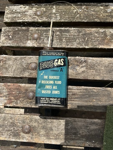 Vintage plus gas - gas, tin,early