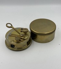 Antique Stanley London Navy Brass Sextant Pocket?? Vintage pocket sextant