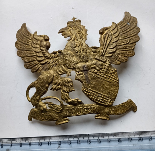 Baden pickelhaube helmet plate - baden,