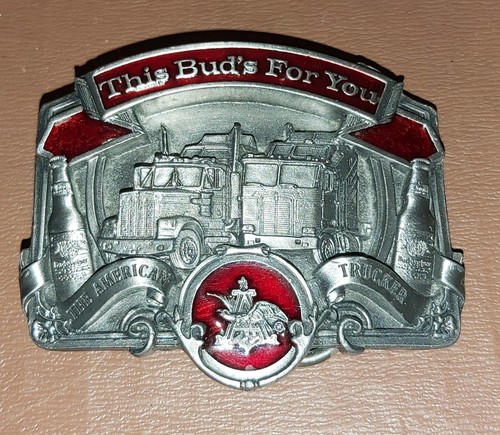 Budweiser vintage metal belt - metal,