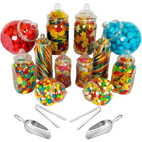 Plastic sweet storage - plastic, jars