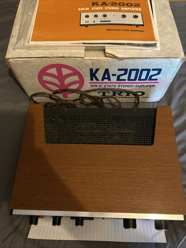 Trio 2002 amplifier - ka‑2002,