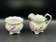 Aynsley Pembroke Cream Jug & Sugar Bowl.