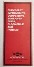 1981 Brochure Chevrolet Price Comparisons With Buick Pontiac Oldsmobile