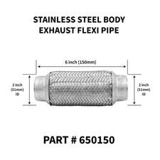 Exhaust Flexi Pipe Flex Weld