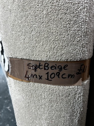 Carpet offcut soft - , beige