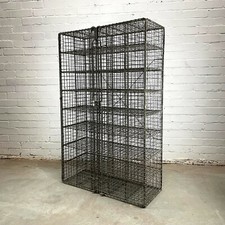 Vintage Industrial Wire Locker