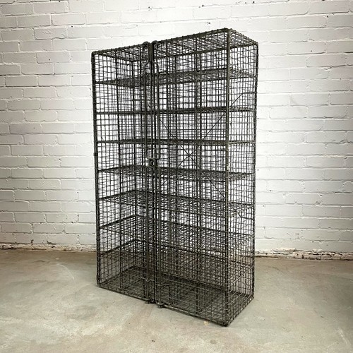 Vintage industrial wire - industrial, locker