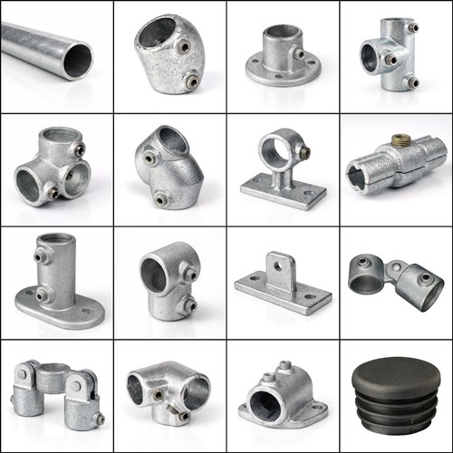Galvanised key clamp