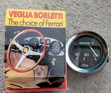 Original Veglia Borletti Temperature Gauge - Ferrari Alfa Lancia Etc - N.O.S.