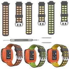 Silicone Watch Band Strap Wristband For Garmin Forerunner 310XT Smart Watch
