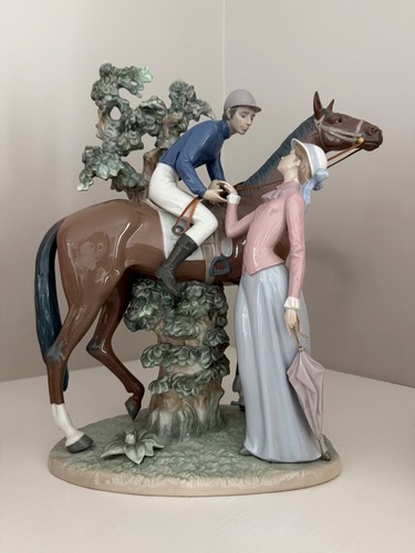 Lladro figurine jockey - figurine, and