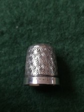 Antique Sterling Silver Thimble.