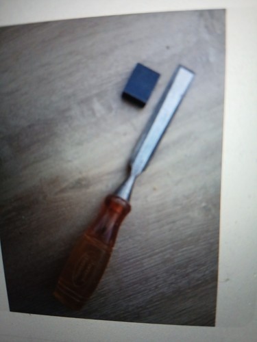 Vintage marples wood chisel - wood,