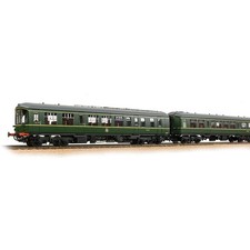 Bachmann 32-518 Derby Lightweight 2-Car DMU BR Green (Early Emblem) OO GAUGE