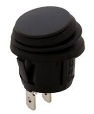 12v/24v Waterproof On/Off Momentary Mini Round Rocker Switch 20mm Dia Cut Out