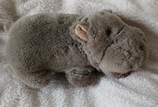 Vintage Chad Valley Grey Hippo Soft Toy Toys Plush House Hippo