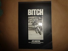 Used Original JPS Norton Rotary Motorcycle Sales Brochure
