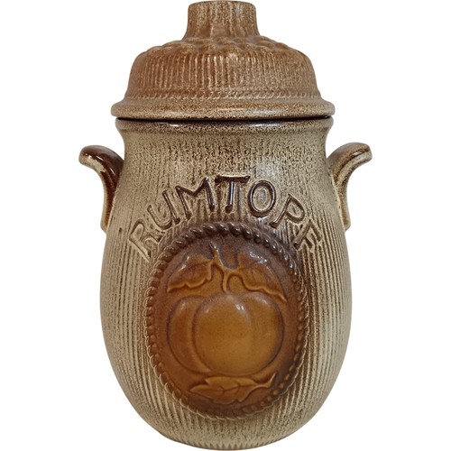 Vintage rumtopf ceramic jar - vintage,