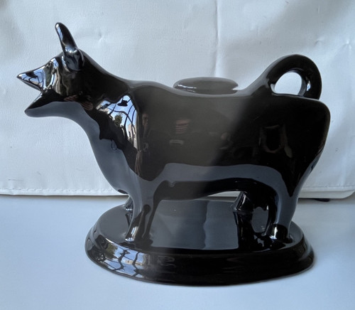 Jackfield style black cow - black,