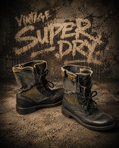 Vintage superdry unisex - vintage, combat