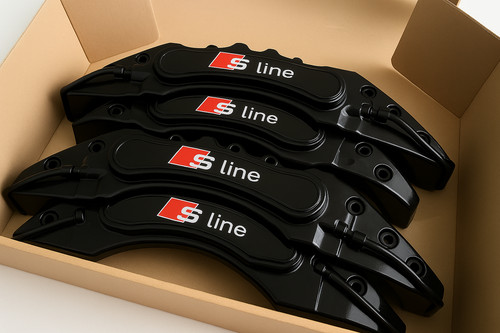 Black brake caliper - 4x,