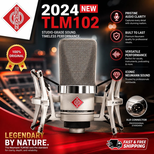 Neumann tlm102 large - neumann, large-diaphragm