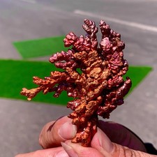 96G Rare!! iridescent Native Copper crystal mineral specimen