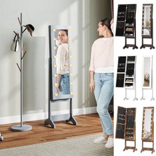 Free Standing LED Mirrored