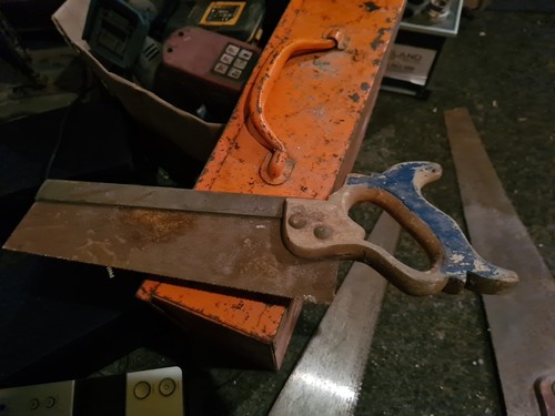 Vintage saw tenon tennon old - tennon,
