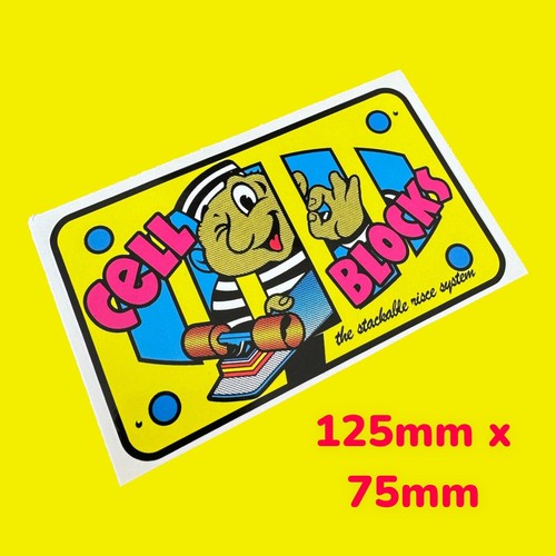 Cell blocks skateboard vinyl - blocks,