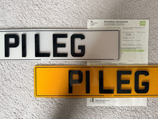 Private/cherished Number plate