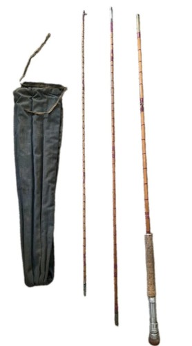 Bamboo fishing rod - 9.6ft,