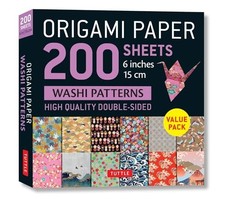 ORIGAMI PAPER 200 SHEETS WASHI