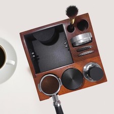 Espresso Tamping Station Wood