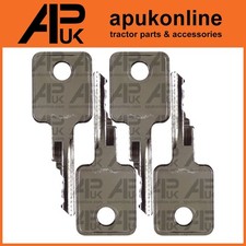 4x Ignition Key for Case