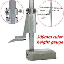 Height Gauge Scriber Vernier Caliper 300mm Metric Altitude Ruler Precise Measure