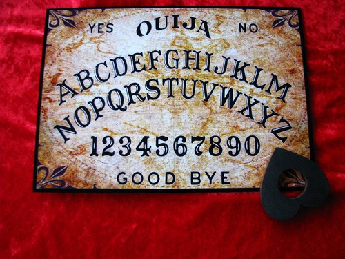 Wooden ouija board game - wooden, &