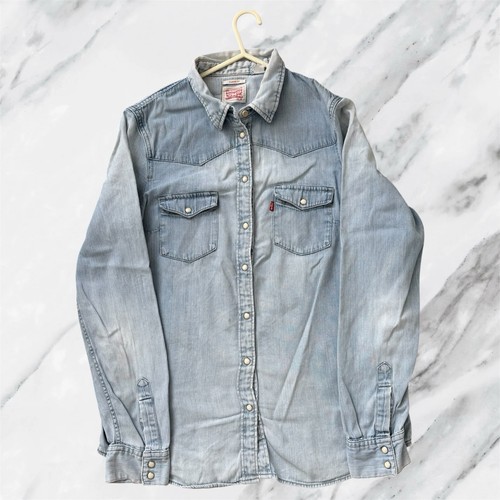 Men levi pearl snap - pearl,