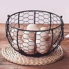 Egg Storage Basket Black Chicken Egg Storage Basket Convenient Quality