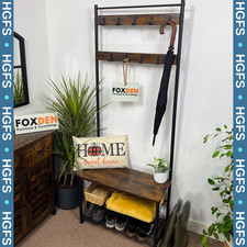 Small Coat Rack Hat and Coat