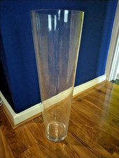 Hand Made Tall glass vase no
