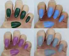 24X Medium Stiletto False Nails. Full Cover Stiletto Fake Nail Tips. UK SELLER