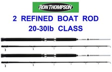 2 RON THOMPSON 7ft REFINED BOAT RODS 20-30lb SEA FISHING UPTIDE TROLLING JIGGING