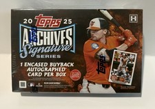 2025 Topps Archives Signature Series Active Baseball Hobby Box SEALED IN HAND