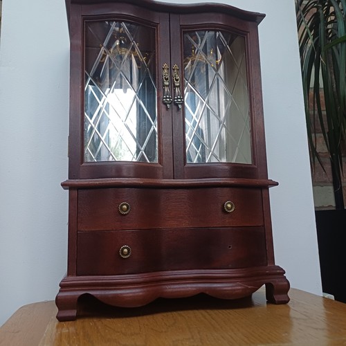 Large wooden jewellery armoire - wooden,