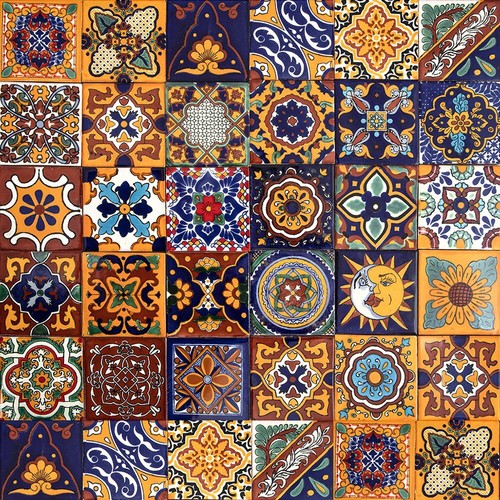 Mexican tiles 10x10 - tiles, talavera