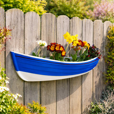 Nautical Blue Boat Wall