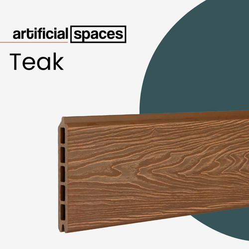Teak composite fencing - fencing, boards