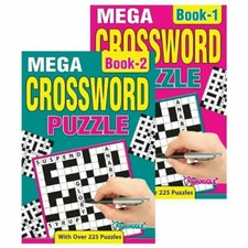 A5 Mega Crossword Books Large